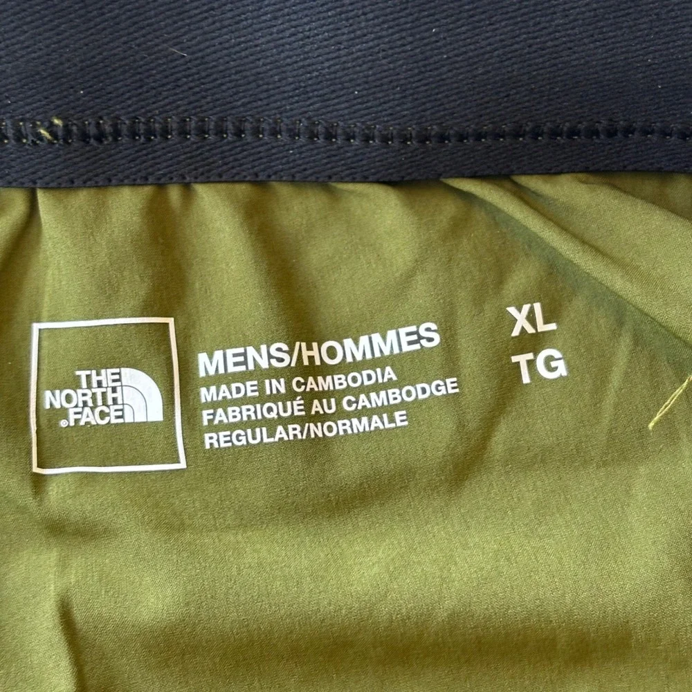 The North Face Mens XL Regular Olive Green Hiking Pants Lightweight Technical
